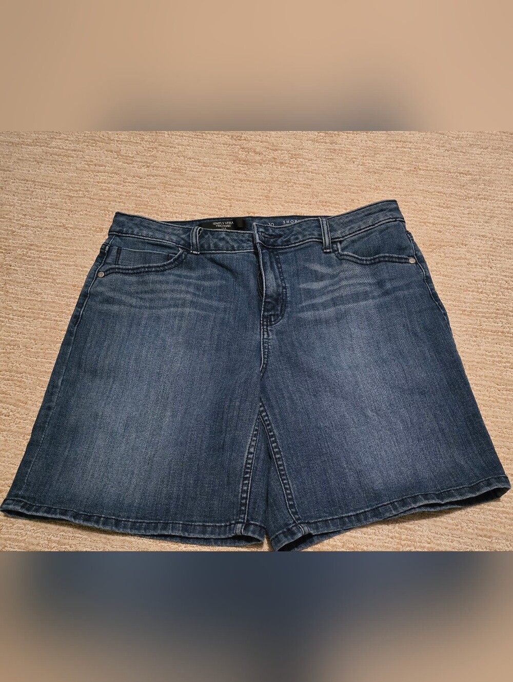 Simply Vera Vera Wang Indigo Denim Women's Shorts